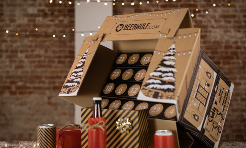 Beerwulf adventskalenber met 24 bieren